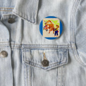 bezaubernde Kinder mit bezaubernder Kuh Button (Beispiel)