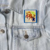 bezaubernde Kinder mit bezaubernder Kuh Button (Beispiel)