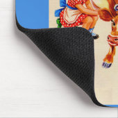 bezaubernde Kinder mit bezaubernder Kuh Mousepad (Ecke)