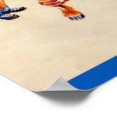bezaubernde Kinder mit bezaubernder Kuh Poster (Ecke)