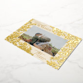 Bezaubernde Klassik Elegance Folien Feiertagskarte (Gedreht)