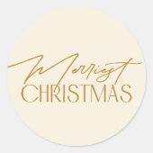 Bezaubernde Klassik Elegance Runder Aufkleber (Vorderseite)