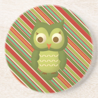 Bezaubernde kluge Eule Getränkeuntersetzer