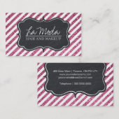 Bezaubernde kundengerechte Glitzer-Geschäfts-Karte Visitenkarte (Vorne/Hinten)