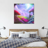 Bezaubernde Land Leinwand Kunst (Insitu (Schlafzimmer))