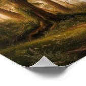 Bezaubernde Landschaftsmalerei Poster (Ecke)