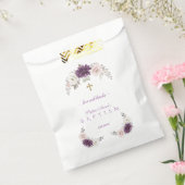 Bezaubernde Lavendel Blush Weiße Bläsertaufe Geschenktütchen (Versiegelt)