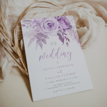 Bezaubernde Lila Rose Schöne Hochzeit
