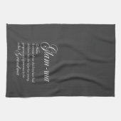 BEZAUBERNDE MA-Großmutterdefinition Handtuch (Horizontal)