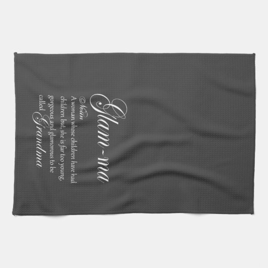 BEZAUBERNDE MA-Großmutterdefinition Handtuch (Horizontal)