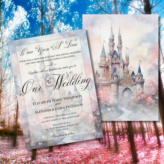 Bezaubernde Märchenburg Einladung