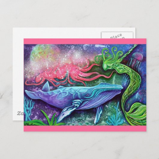 Bezaubernde Meereskunst Postkarte (Vorne/Hinten)