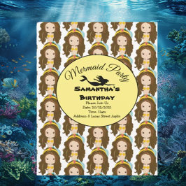 Bezaubernde Meerjungfrau Einladungen