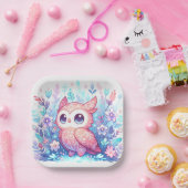 Bezaubernde moderne Babydusche Pappteller (Party)