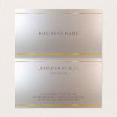 Bezaubernde moderne elegante Luxusschablone Visitenkarten (Innenseite Aufgefaltet)