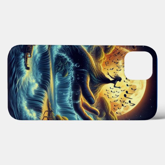 Bezaubernde Mondlichtserenade Case-Mate iPhone Hülle (Rückseite (Horizontal))