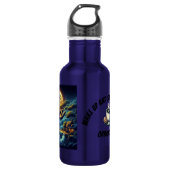 Bezaubernde Mondlichtserenade Edelstahlflasche (Vorderseite)