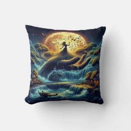 Bezaubernde Mondlichtserenade Kissen