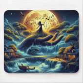 Bezaubernde Mondlichtserenade Mousepad (Vorne)