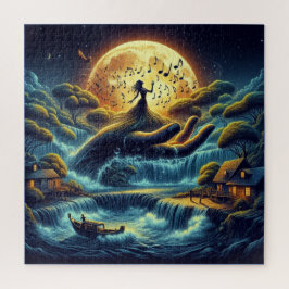 Bezaubernde Mondlichtserenade Puzzle
