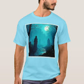 Bezaubernde Mondlichtwälder T-Shirt (Vorderseite)