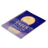 Bezaubernde Moonlight Notebook-Abdeckung Notizblock (Linke Seite)