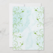 Bezaubernde Mushroom zum Geburtstag Einladung (Rückseite)