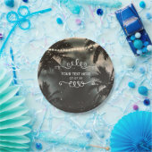 Bezaubernde nächtliche Sky Palm Trees & String Lig Pappteller (Party)