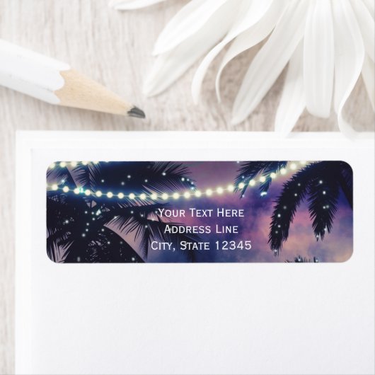 Bezaubernde Nachttischlampen am Sky Abend (Insitu)