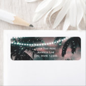 Bezaubernde Nachttischlampen am Sky Abend (Insitu)