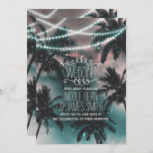 Bezaubernde Nachttischlampen am Sky Abend Einladung (Vorne/Hinten)