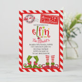 Bezaubernde Niedliche Elf-Feier Einladung (Stehend Vorderseite)