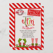Bezaubernde Niedliche Elf-Feier Einladung (Vorne/Hinten)
