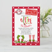 Bezaubernde Niedliche Elf-Feier Einladung (Stehend Vorderseite)
