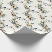 Bezaubernde Ostergeburten und Blütenfrüchte Geschenkpapier (Ecke)