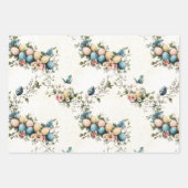 Bezaubernde Ostergeburten und Blütenfrüchte Geschenkpapier Set (Vorderseite 2)