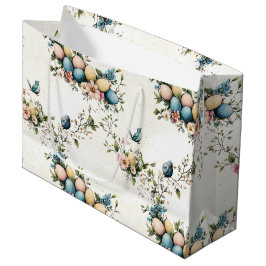 Bezaubernde Ostergeburten und Blütenfrüchte Große Geschenktüte