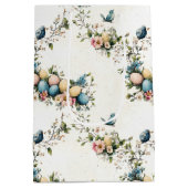 Bezaubernde Ostergeburten und Blütenfrüchte Mittlere Geschenktüte (Rückseite)