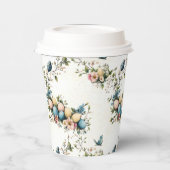 Bezaubernde Ostergeburten und Blütenfrüchte Pappbecher (Links)