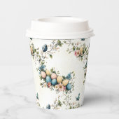 Bezaubernde Ostergeburten und Blütenfrüchte Pappbecher (Rückseite)