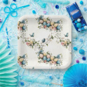 Bezaubernde Ostergeburten und Blütenfrüchte Pappteller (Party)