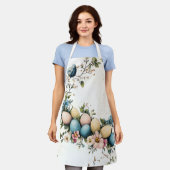 Bezaubernde Ostergeburten und Blütenfrüchte Schürze (Getragen)