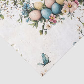 Bezaubernde Ostergeburten und Blütenfrüchte Seidenpapier (Detail)