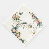 Bezaubernde Ostergeburten und Blütenfrüchte Serviette (Ecke)