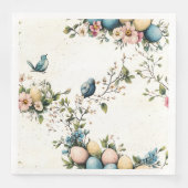 Bezaubernde Ostergeburten und Blütenfrüchte Serviette (Vorderseite)