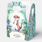 Bezaubernde Otter Baby-Dusche Geschenkschachtel (Geöffnet)