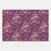 Bezaubernde Pilze, Waldflora, Whimsikum Geschenkpapier Set (Vorderseite 3)