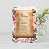 Bezaubernde Prinzessin Drittes Party Einladung zum (Stehend Vorderseite)