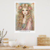 Bezaubernde Prinzessin Fairy Poster (Küche)