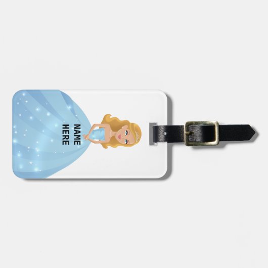 Bezaubernde Prinzessin Gepäckanhänger (Vorderseite horizontal)